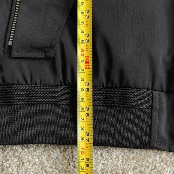 Calvin Klein Black Bomber Jacket Men’s Size XL Full Zip Utility Pockets - Picture 14 of 14